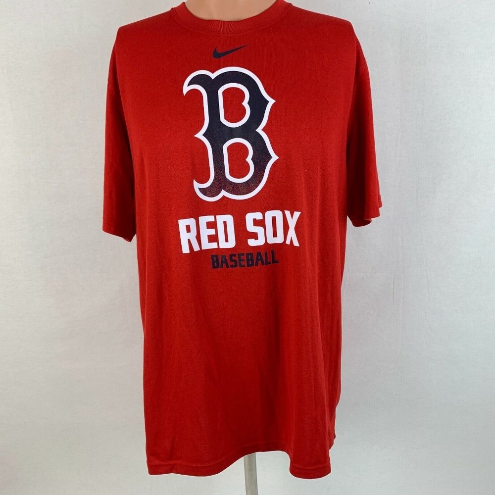 Nike Boston Red Sox Dri Fit T Shirt MLB Baseball Mens Size M - Picture 2 of 5